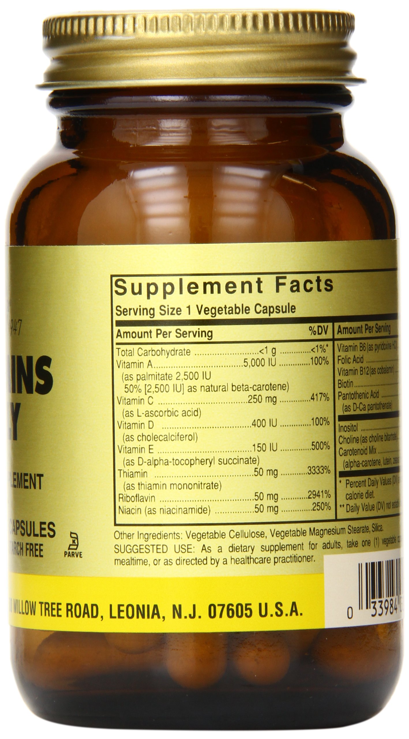 Solgar Vitamins Only Vegetable Capsules, 60 Count LifeIRL