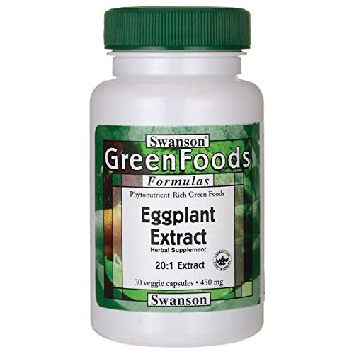 Swanson Eggplant Extract 201 450 Milligrams 30 Veg Capsules (2 Pack) 2