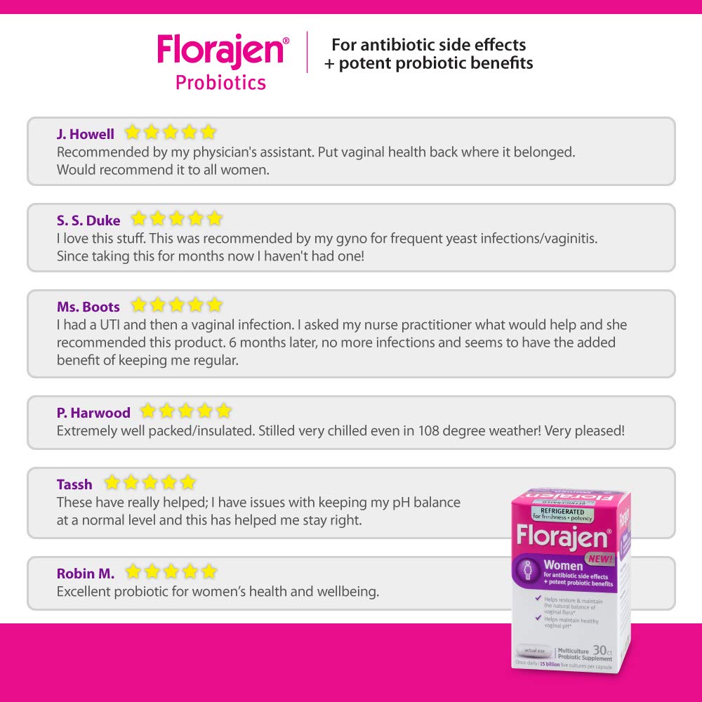 Florajen3 Digestion + Florajen Women Refrigerated Probiotics 60