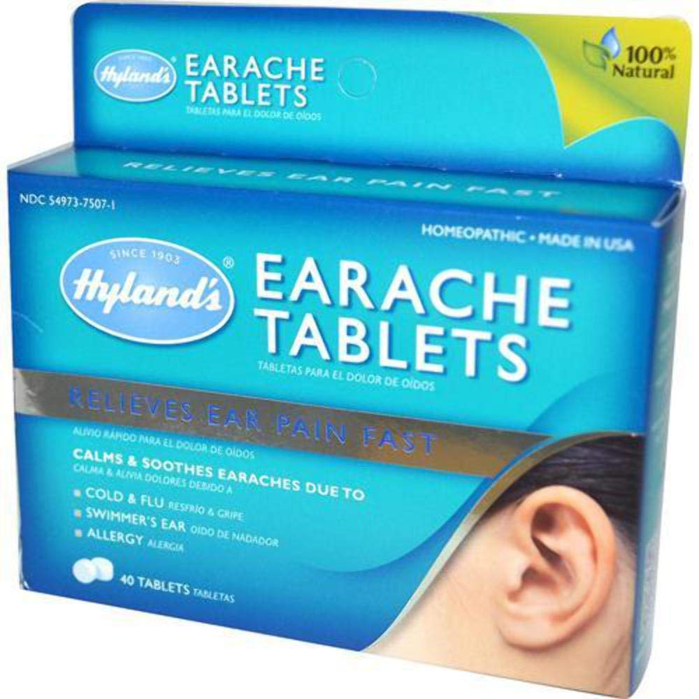 Hyland's, Earache (Tablets), 40 Count LifeIRL