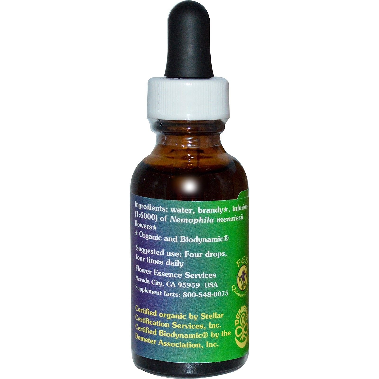 Flower Essence FES Quintessentials Baby Blue Eyes Supplement Dropper 1 fl oz LifeIRL