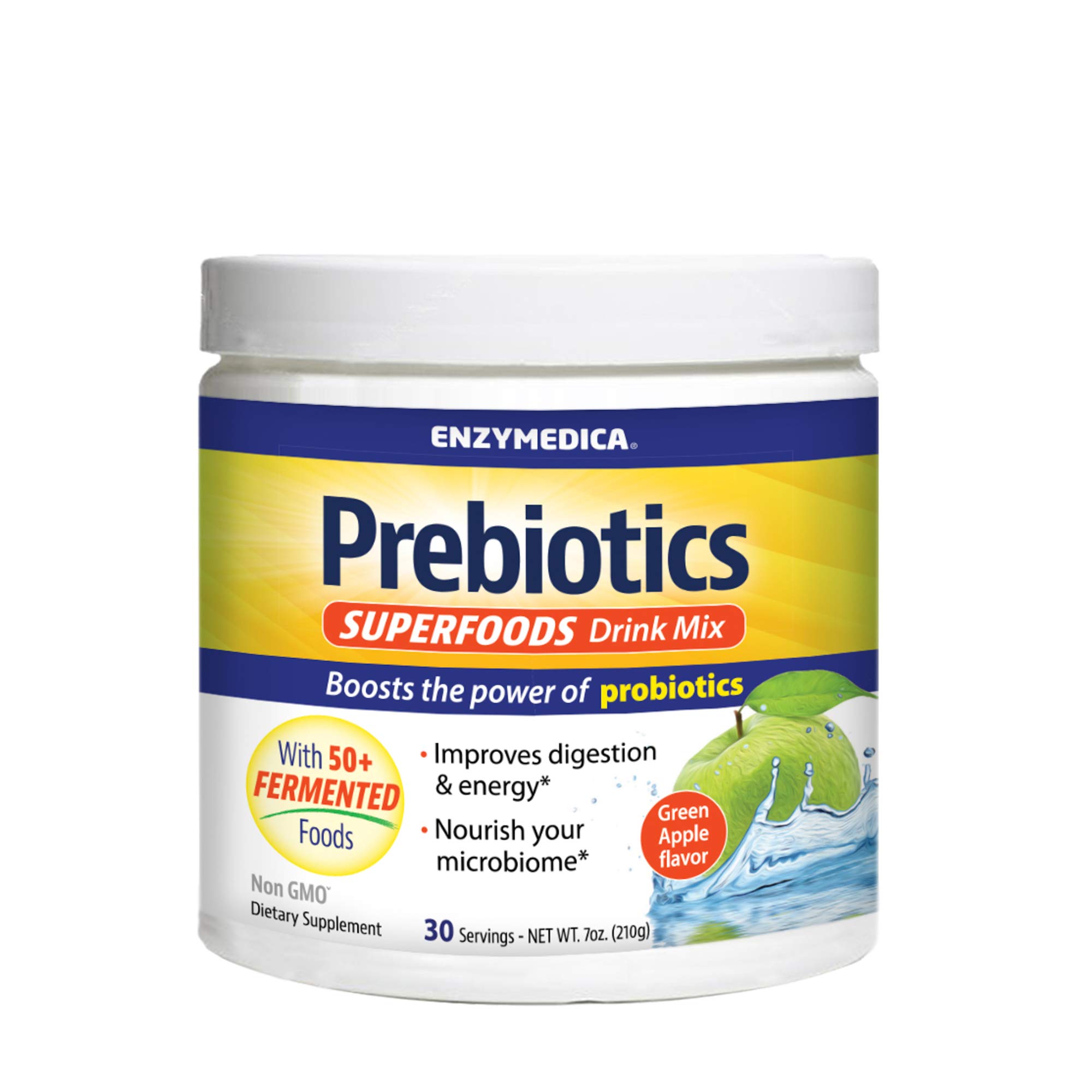 Enzymedica Prebiotics Fermented Superfoods Drink Mix, Dietary
