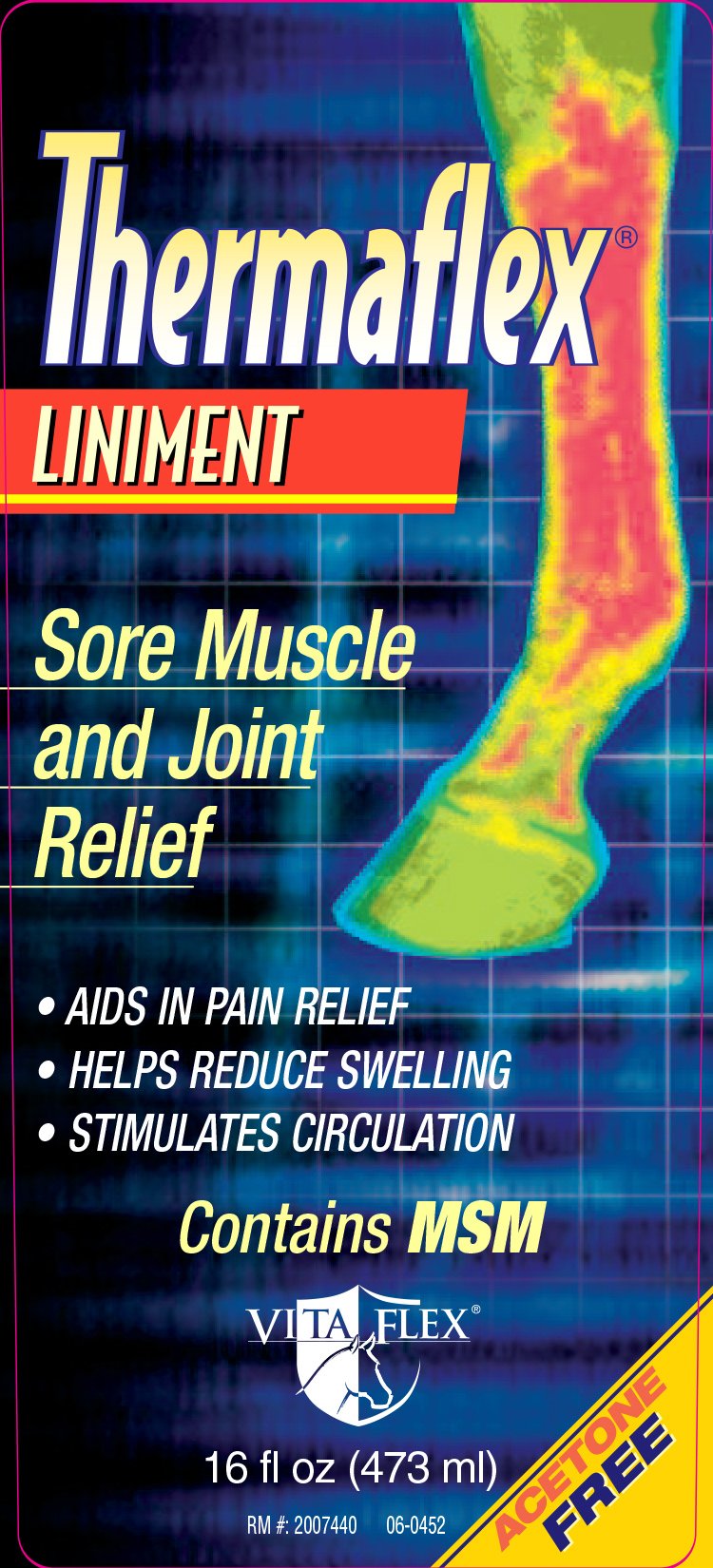Vita Flex Thermaflex Liniment for Sore Muscles and Joint Relief in