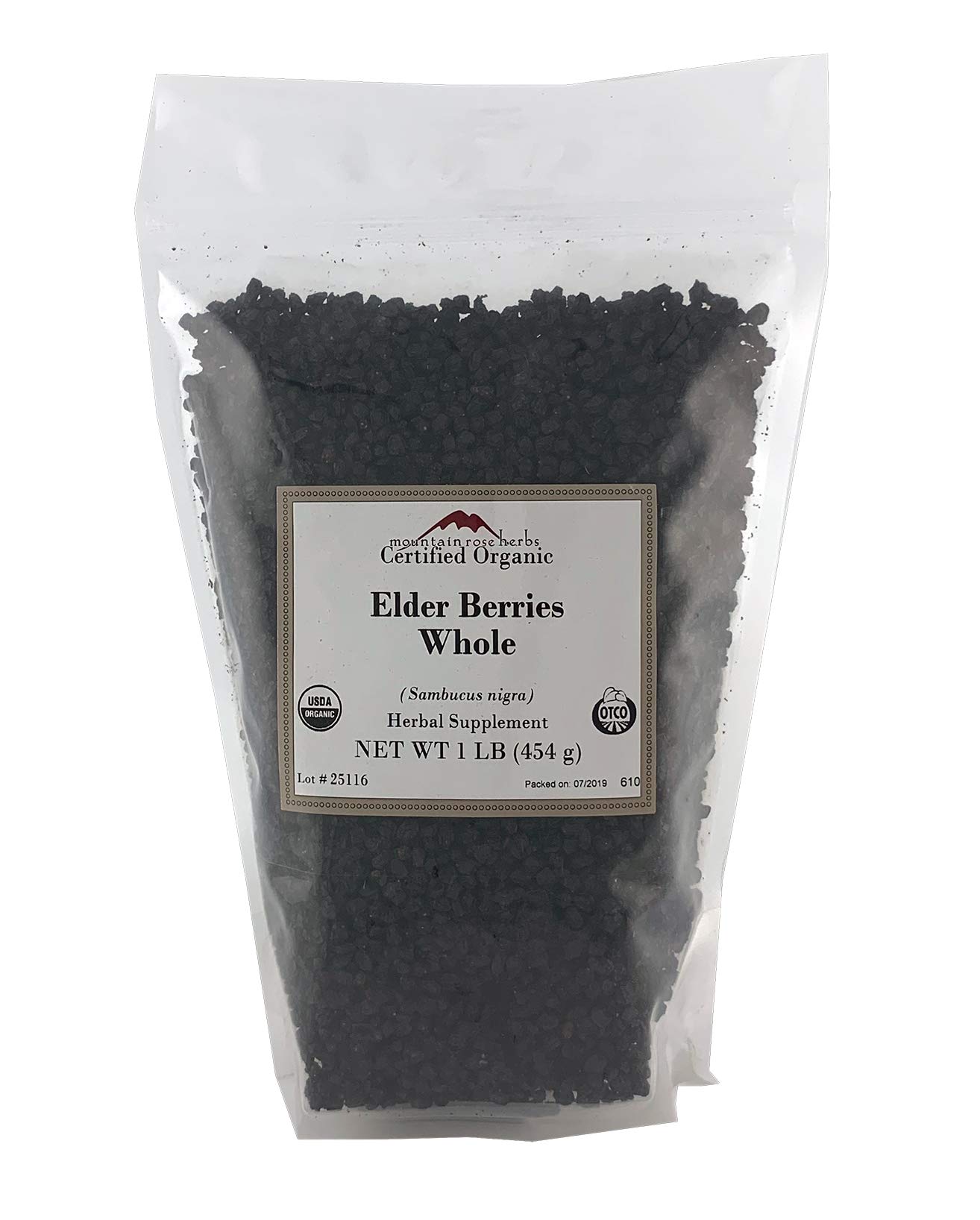 Mountain Rose Herbs Elderberries (Whole) 1 Pound LifeIRL
