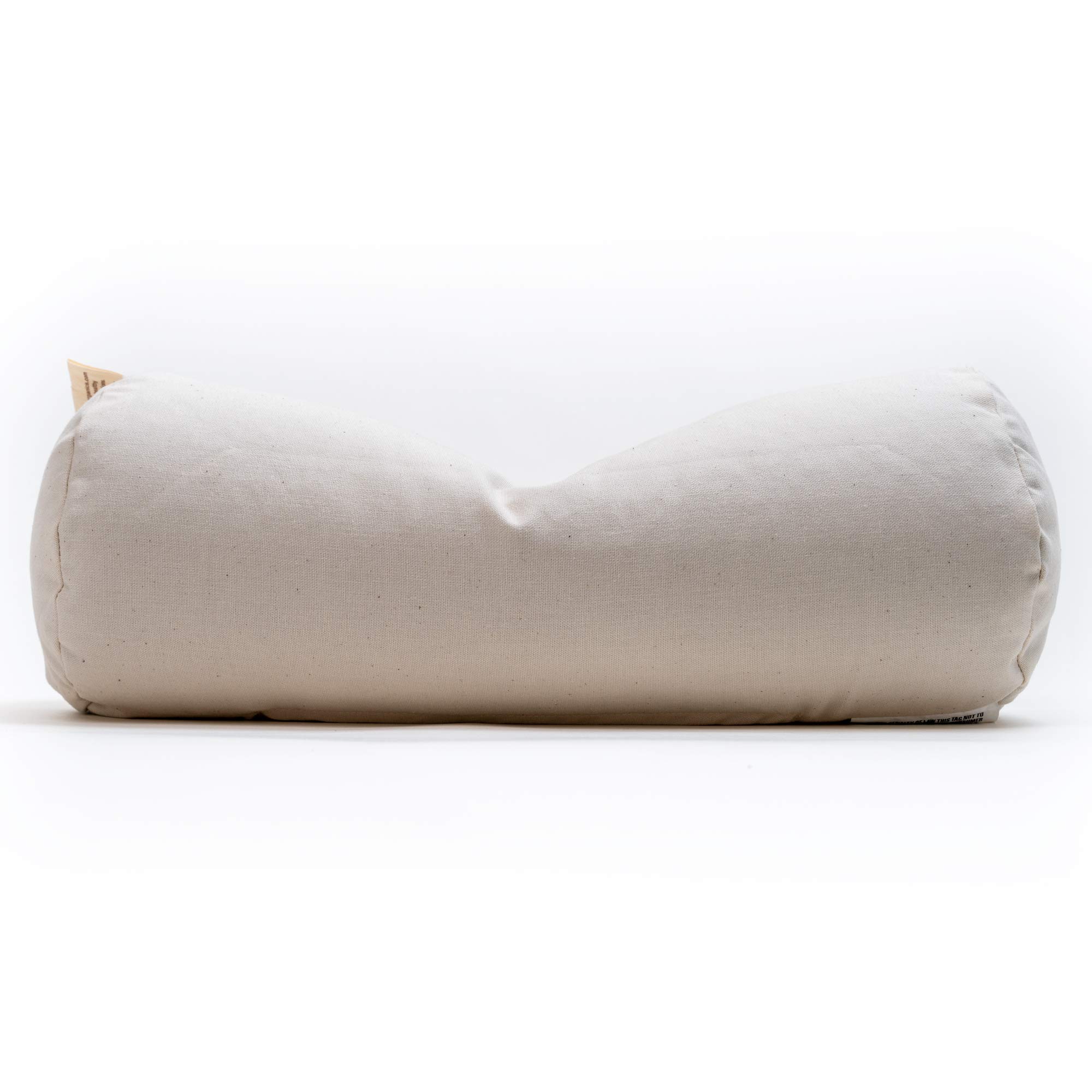 Sachi Organics Buckwheat Cylinder Neck Pillow LifeIRL