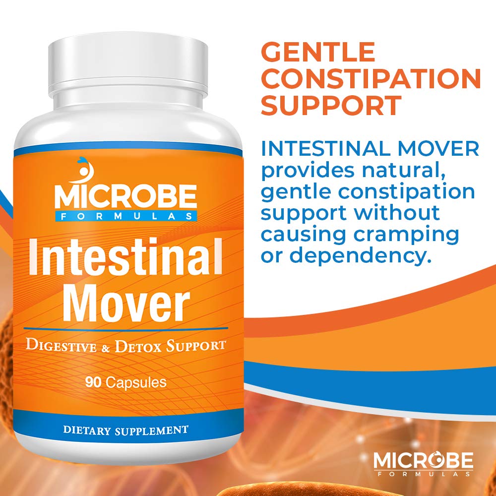 Microbe Formulas Intestinal Mover 90 Capsules All Natural Formula