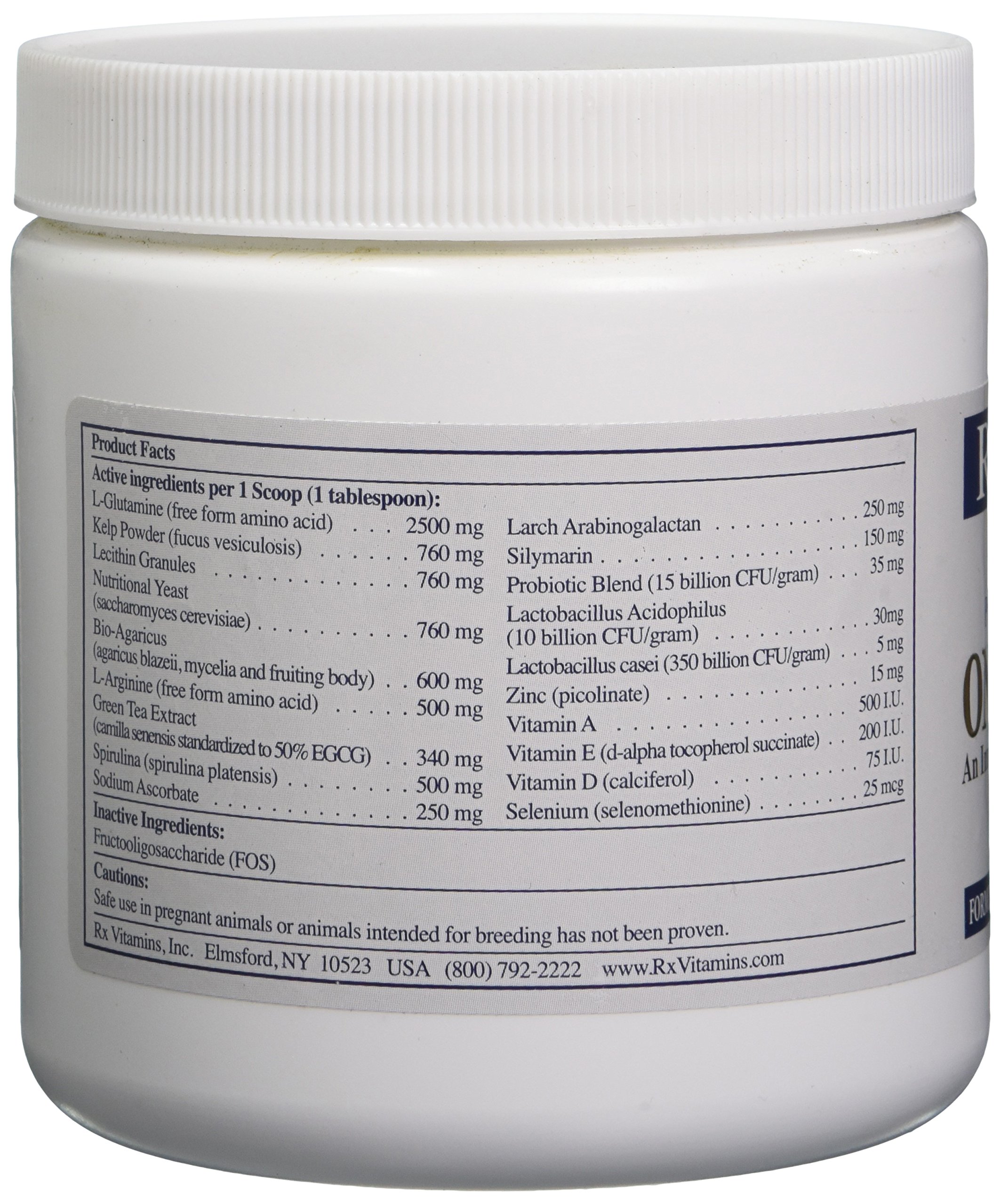 Rx Vitamins for Pets Onco Support for Dogs & Cats Immune System