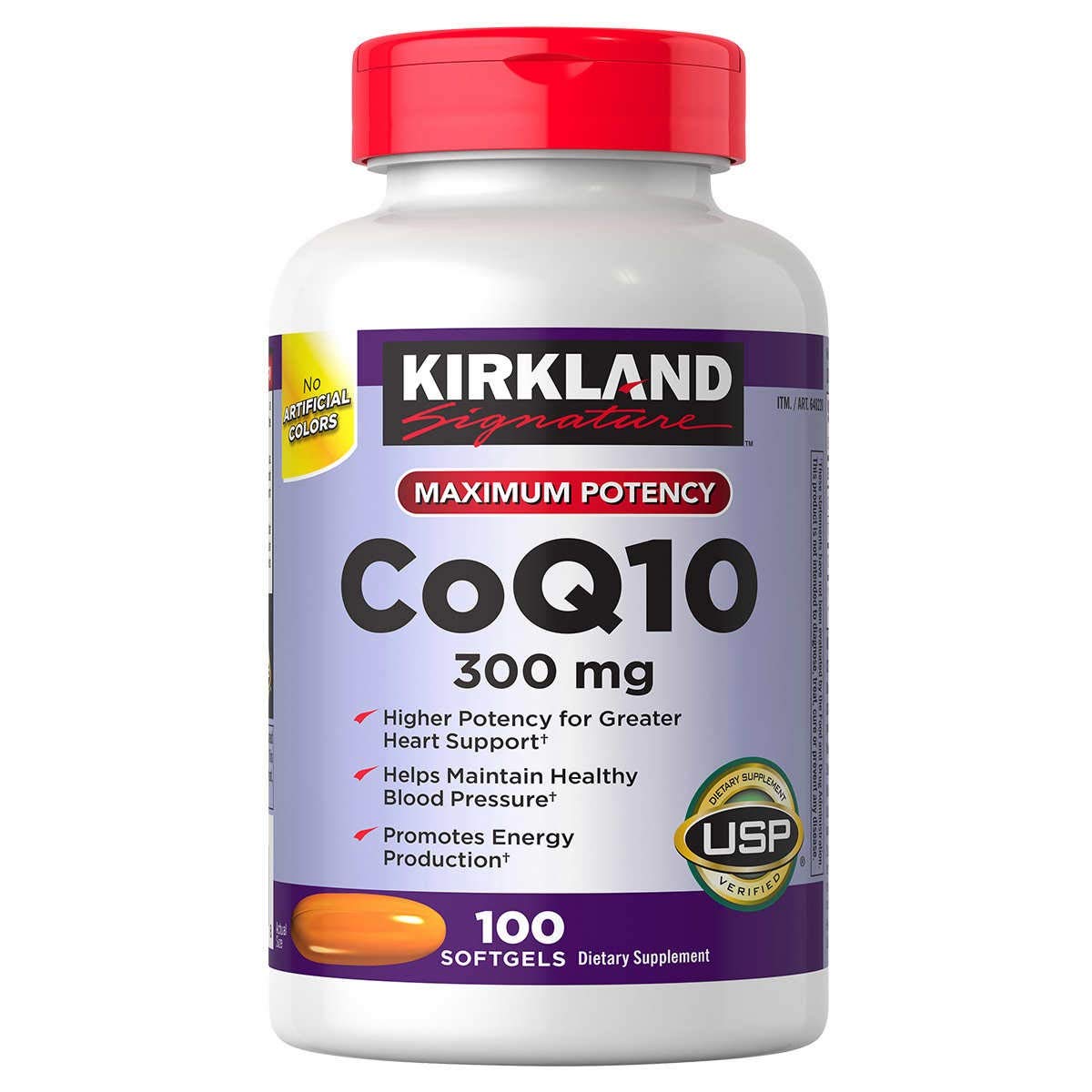 Kirkland Signature Maximum Potency Coq10 300 Mg 100 Softgels LifeIRL