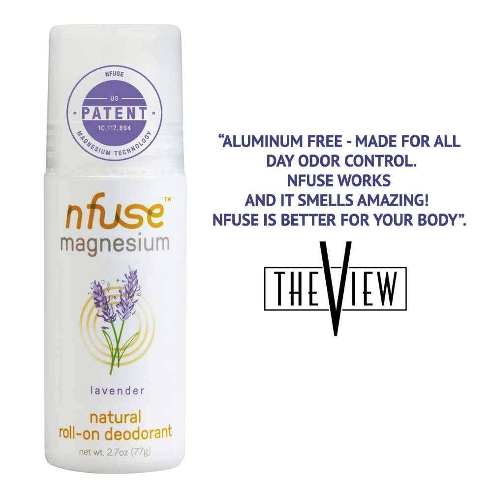 nfuse Natural Magnesium Rollon Deodorant Innovative Patented