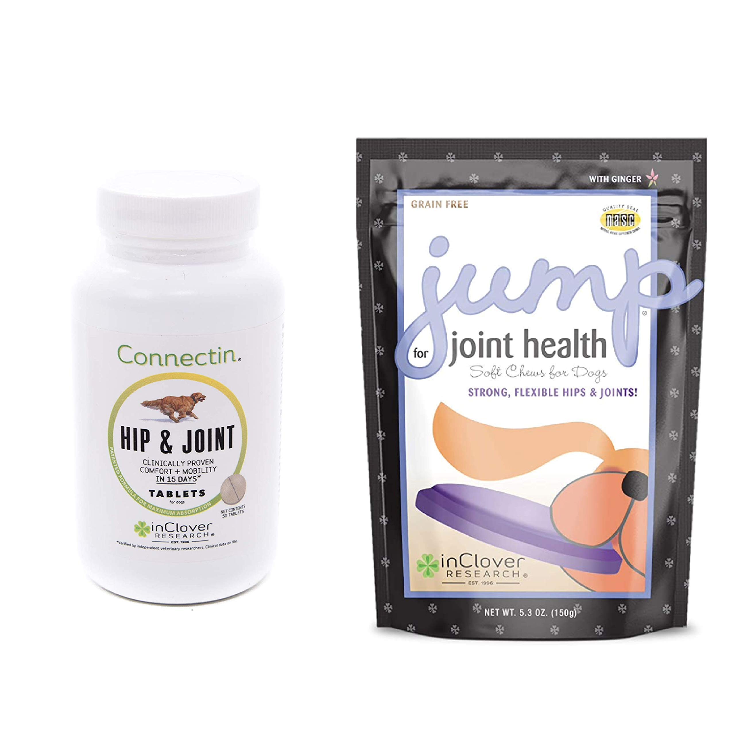 In Clover Connectin Hip and Joint Tablet Supplement for Dogs (50 Count