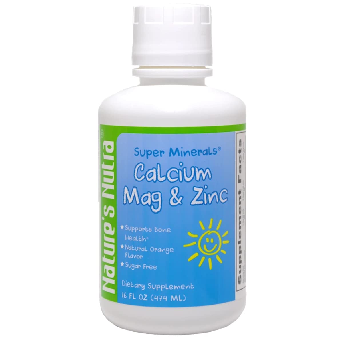 Liquid Calcium Magnesium Zinc Supplement,Nature's Nutra Multiple