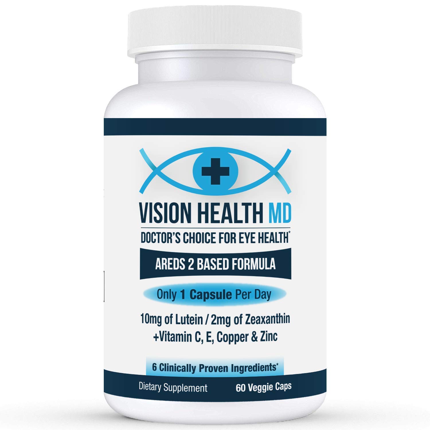 Vision Health MD 1 Per Day AREDS 2 Eye Vitamins for Macular