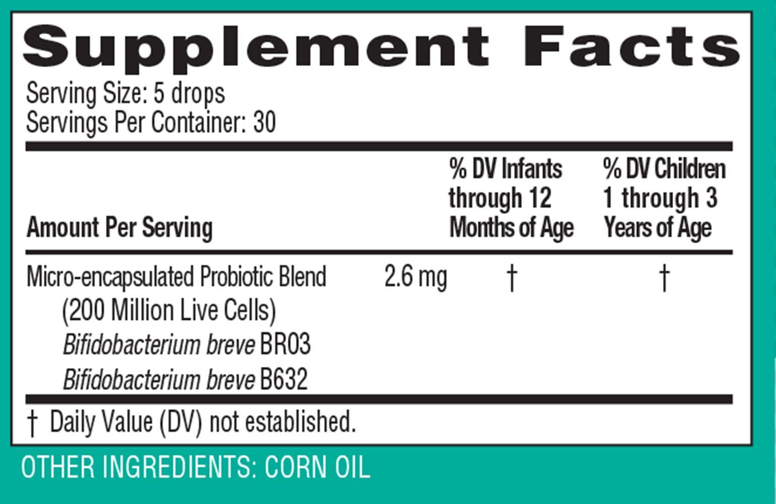 Zarbee's Naturals Baby Daily Probiotic Drops, 0.27 Ounces LifeIRL