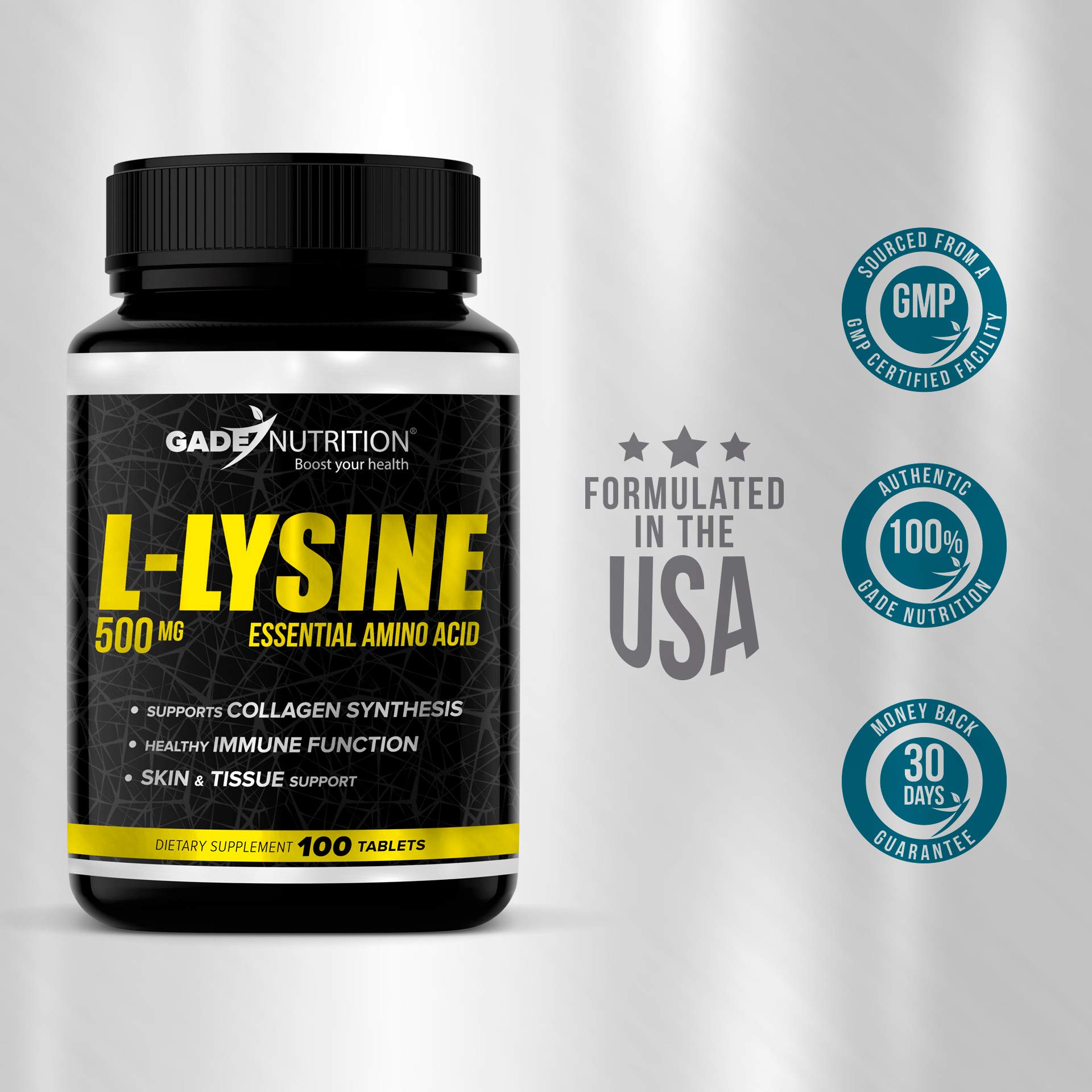 LLysine (LLysine Hydrochloride), Strength Essential Amino Acid, Helps