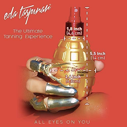 Eda Taspinar Bronzing Bomb, Tanning Oil Spray for Accelerated Dark