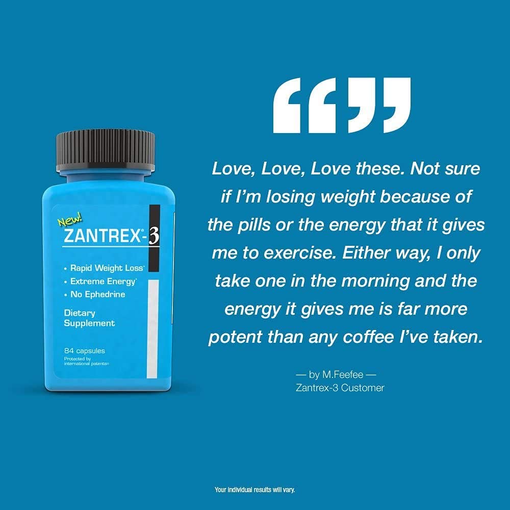 Zantrex Blue Weight Loss Supplement Pills Weight Loss Pills