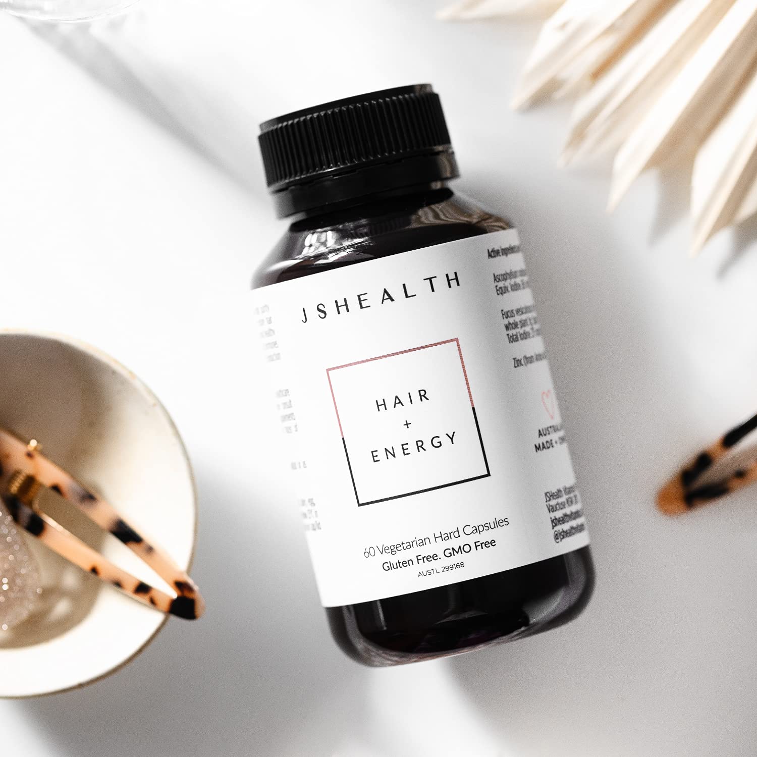 JSHealth Vitamins Hair and Energy Formula Hair Vitamins for Women and