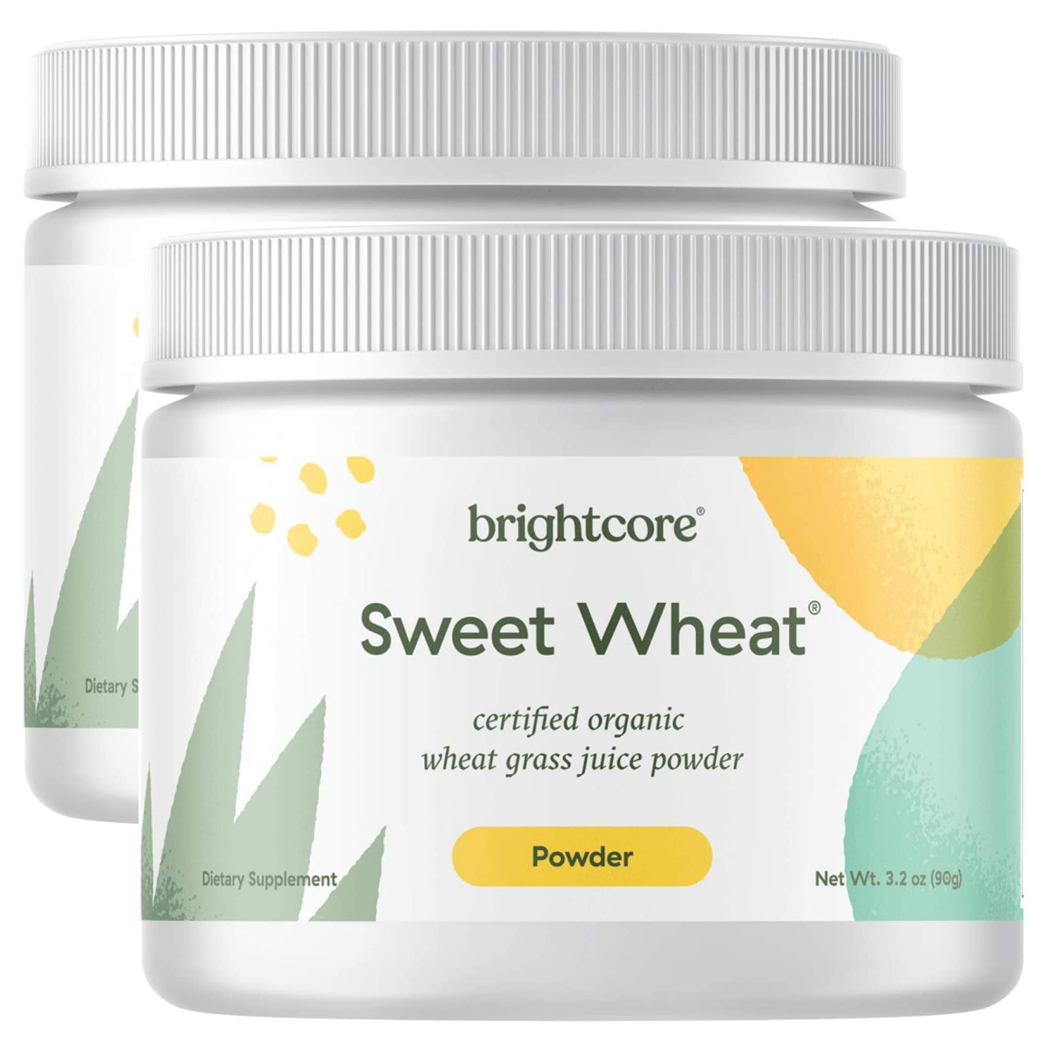 2Pack Sweet Wheat Organic Wheat Grass Juice Powder Raw