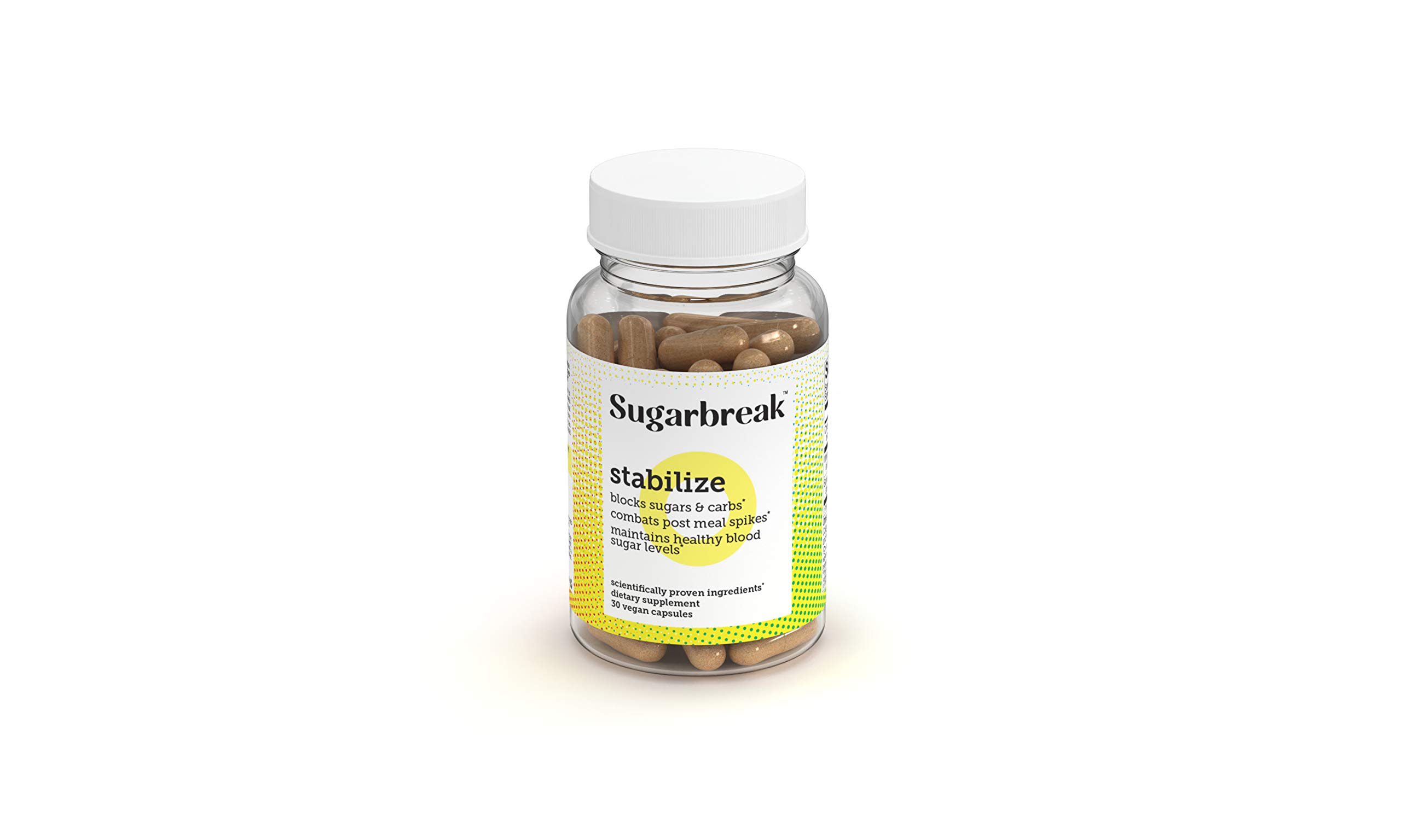 Sugarbreak Stabilize Pills Blocks Absorption of Carbs and Sugars