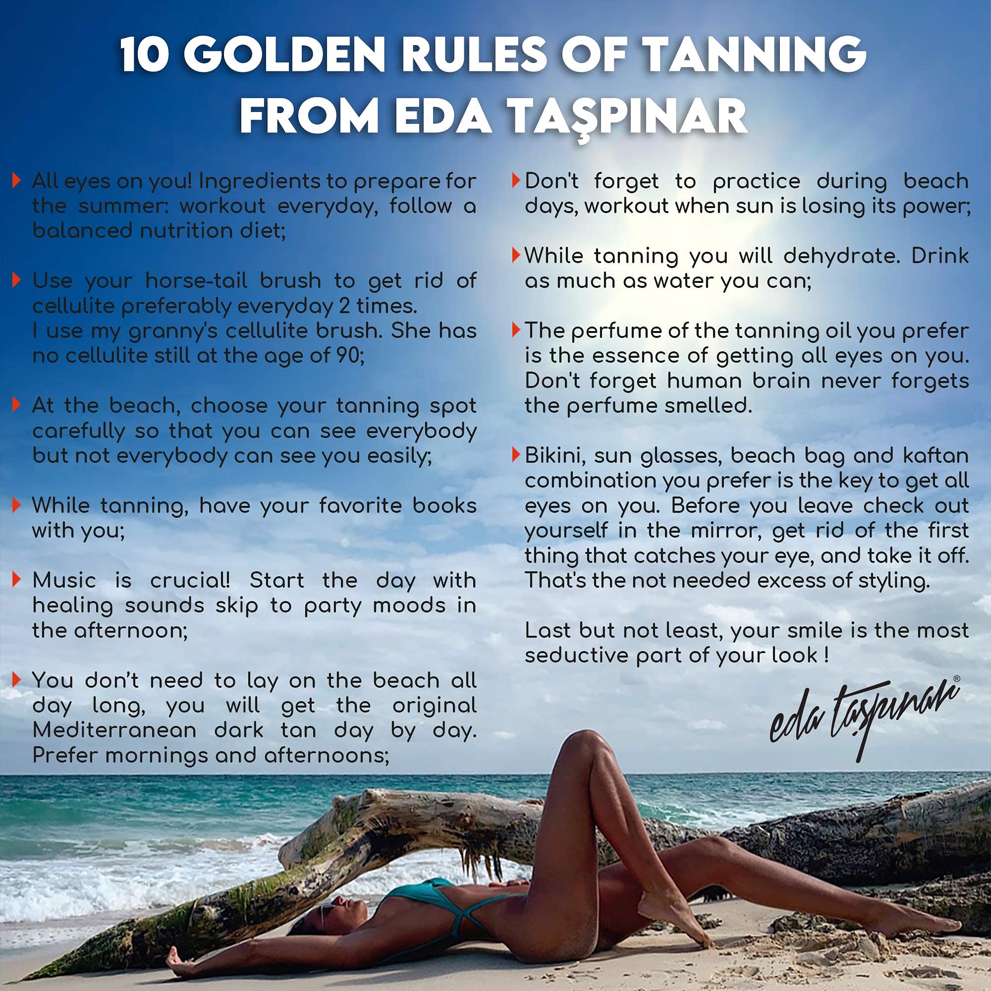 Eda Taspinar Bronzing Bomb, Tanning Oil Spray for Accelerated Dark