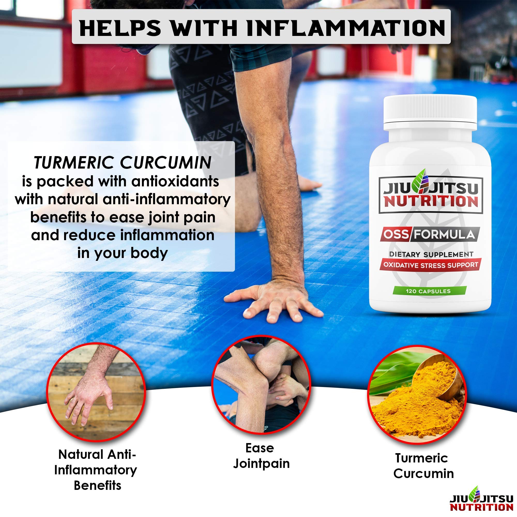 Jiu Jitsu Nutrition/OSS Formula/Oxidative Stress Support/Curcumin is an