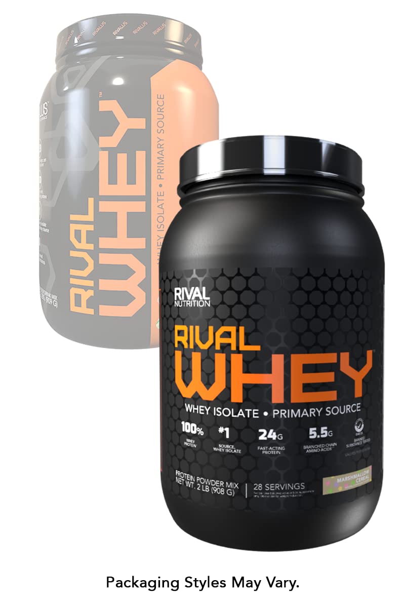 Rivalus Rivalwhey Marshmallow Cereal 2lb 100 Whey Protein, Whey
