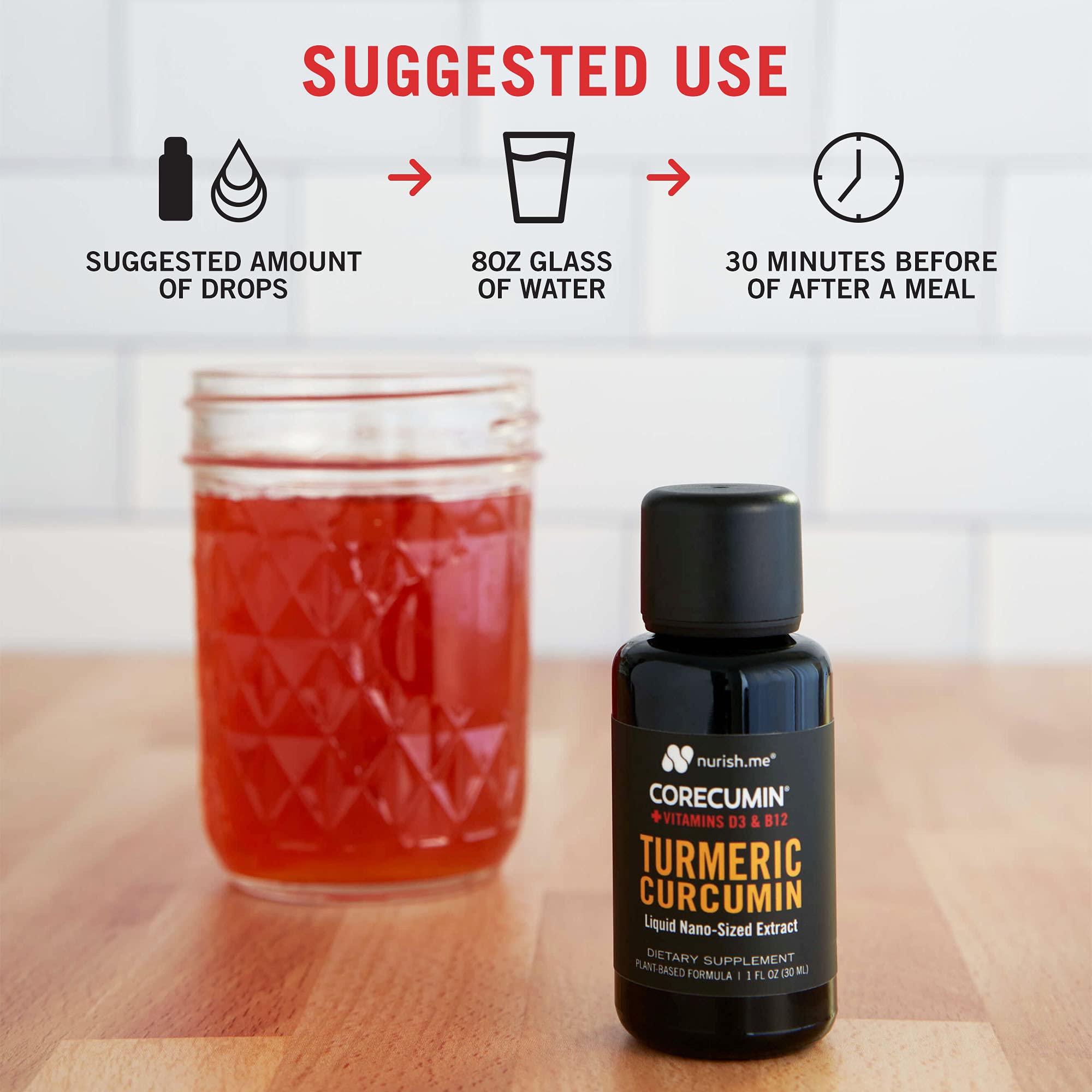 CoreCumin Turmeric Curcumin Supplements Liquid Turmeric Extract