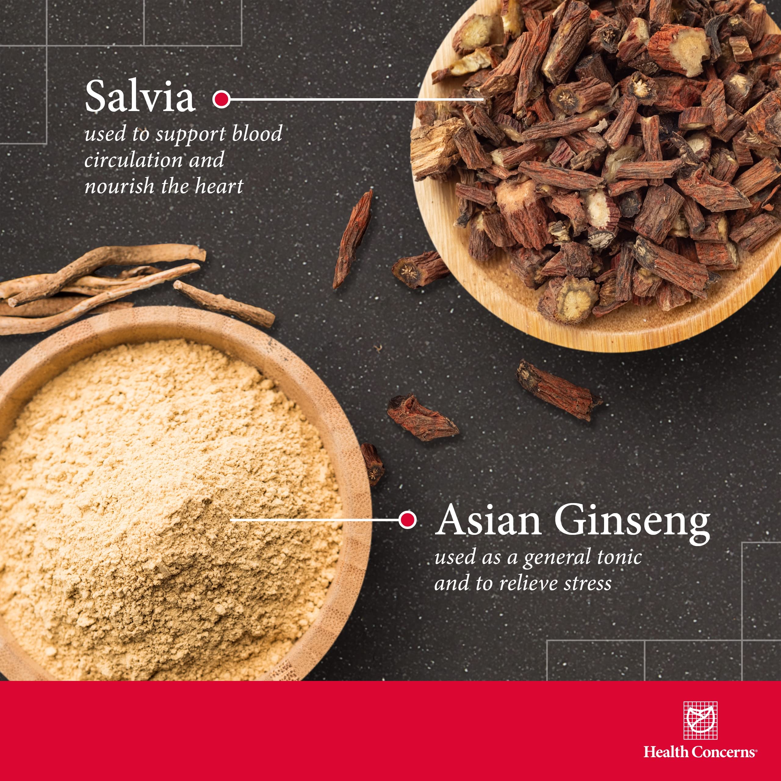 Health Concerns Emperor's Ginseng Zizyphus Blood, Heart, and Energy