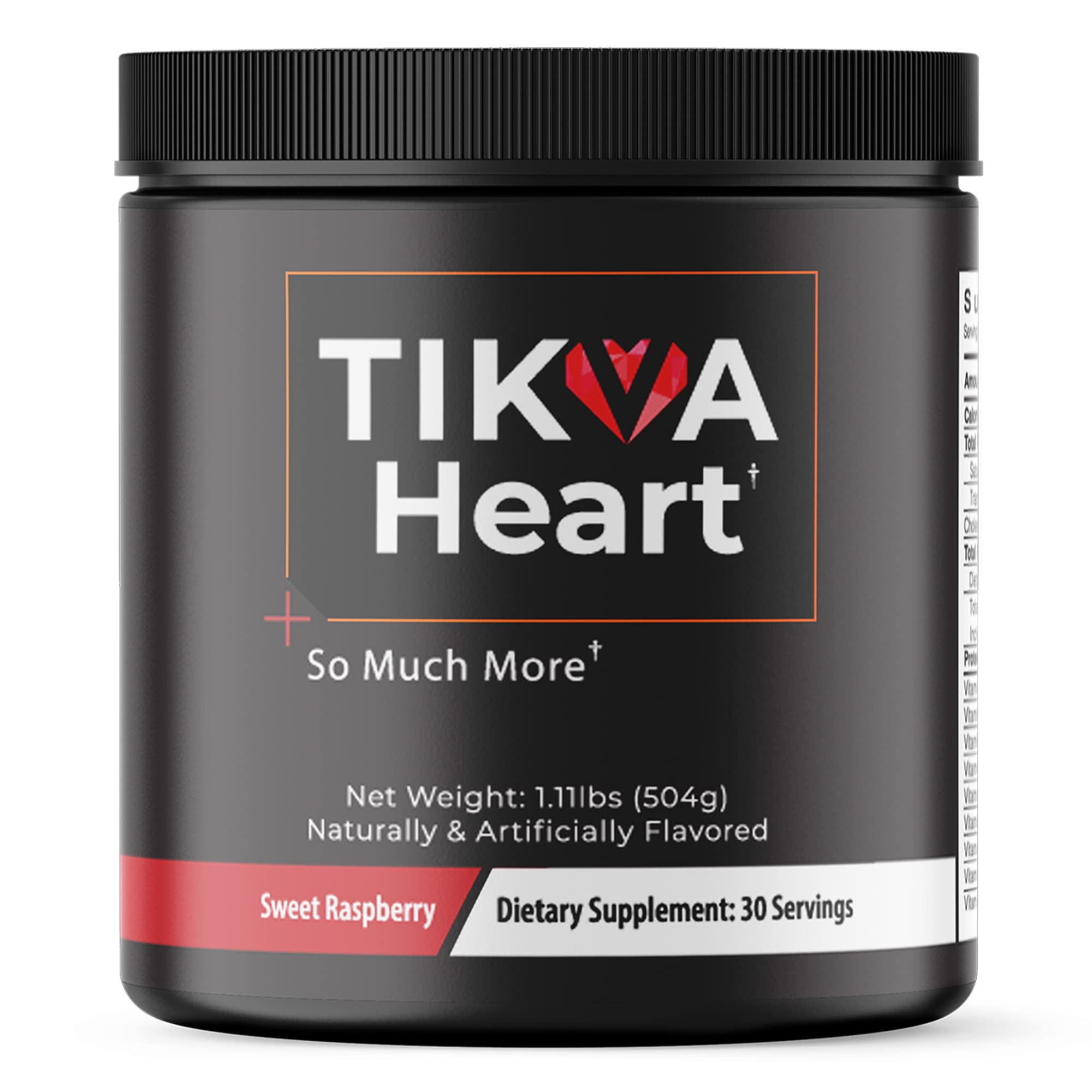 Tikva Heart, Sweet Raspberry, Beet Root Powder, Support Nitric Oxide