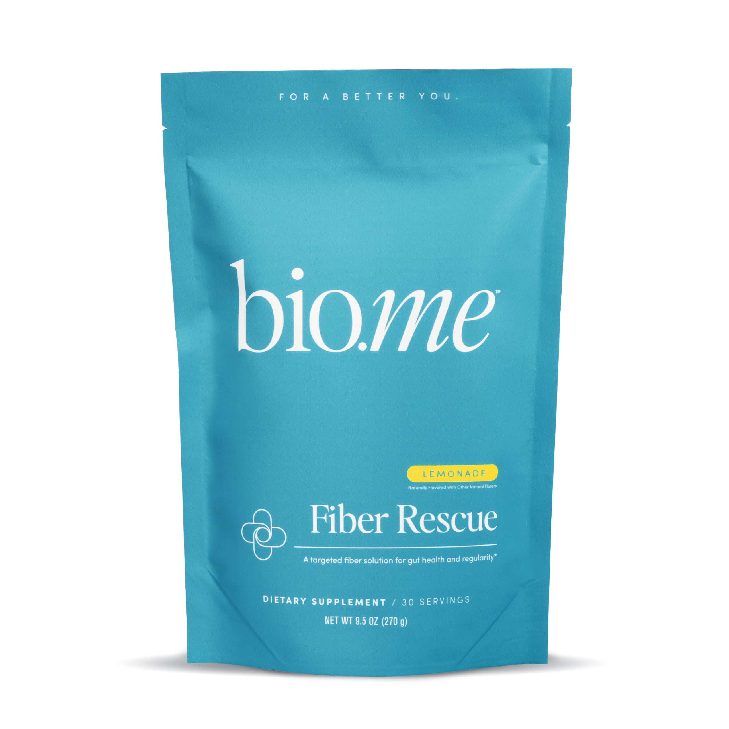Bio.me Fiber Rescue Psyllium Husk Powder for Gut Health, Bloating