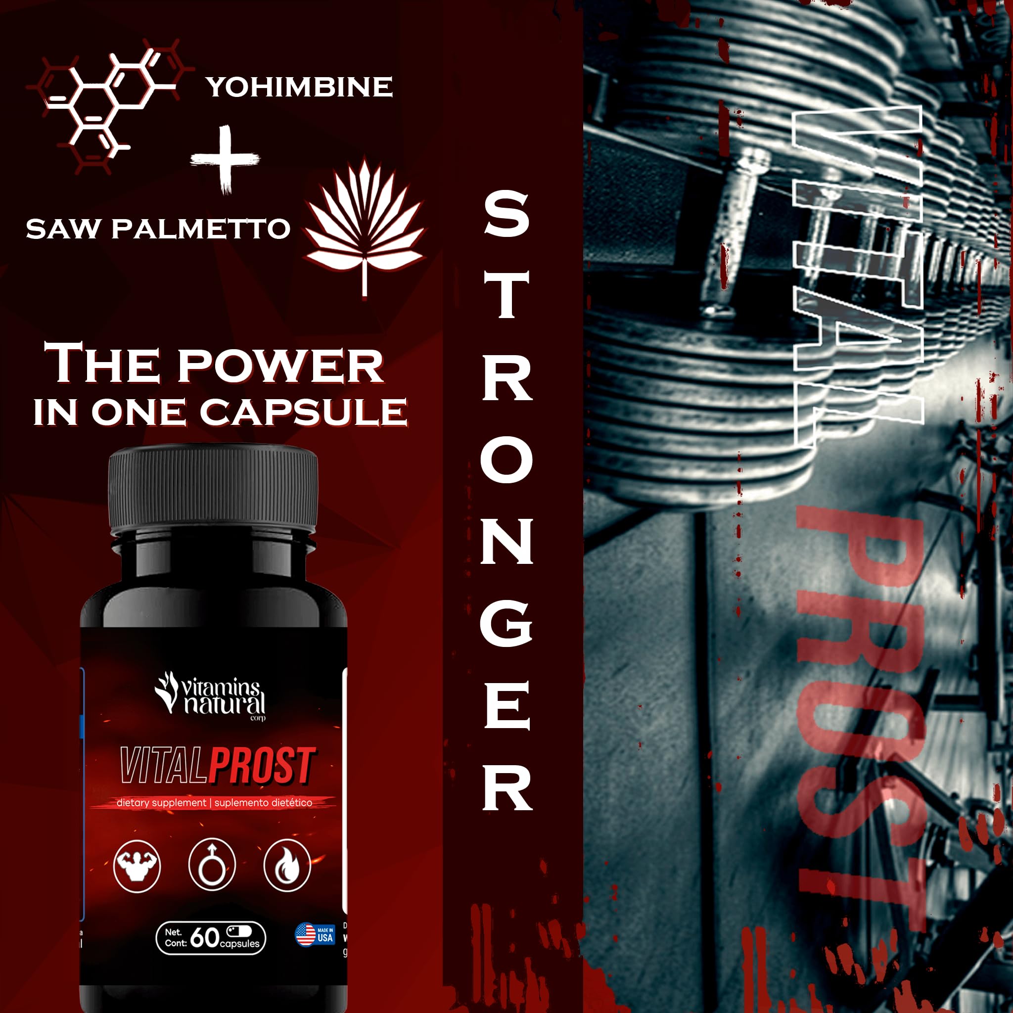 Vitamins Natural Corp Saw Palmetto Promoting Male Prostate and