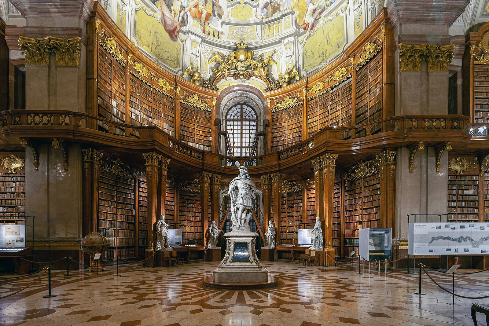 Our projects Austrian National Library State Hall, Vienna Austria