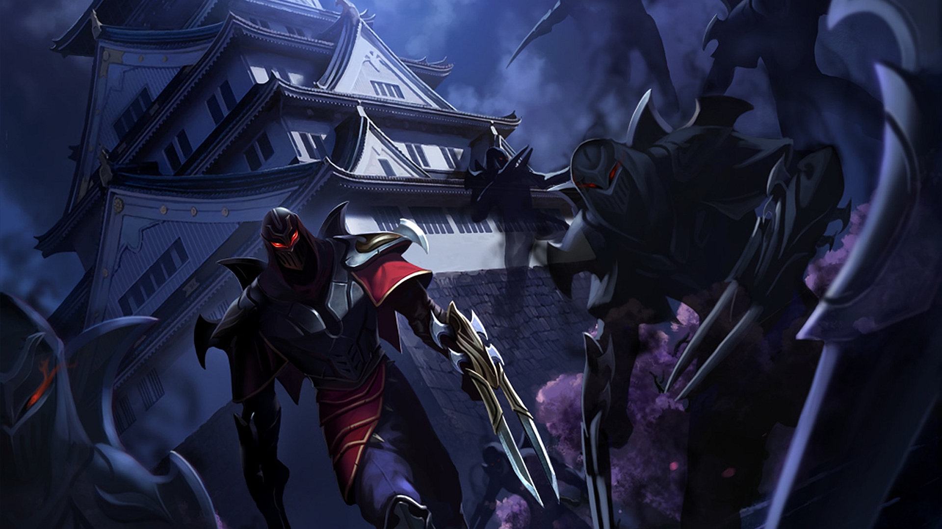 Zed The Master of Shadows Artwork League of Legends Wallpapers
