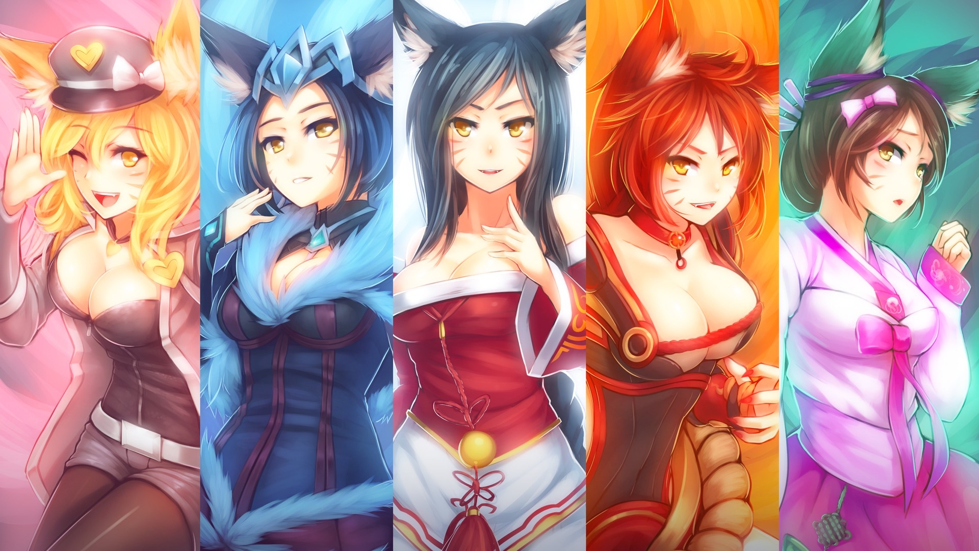 Power Rangers Ahri Skins LoLWallpapers