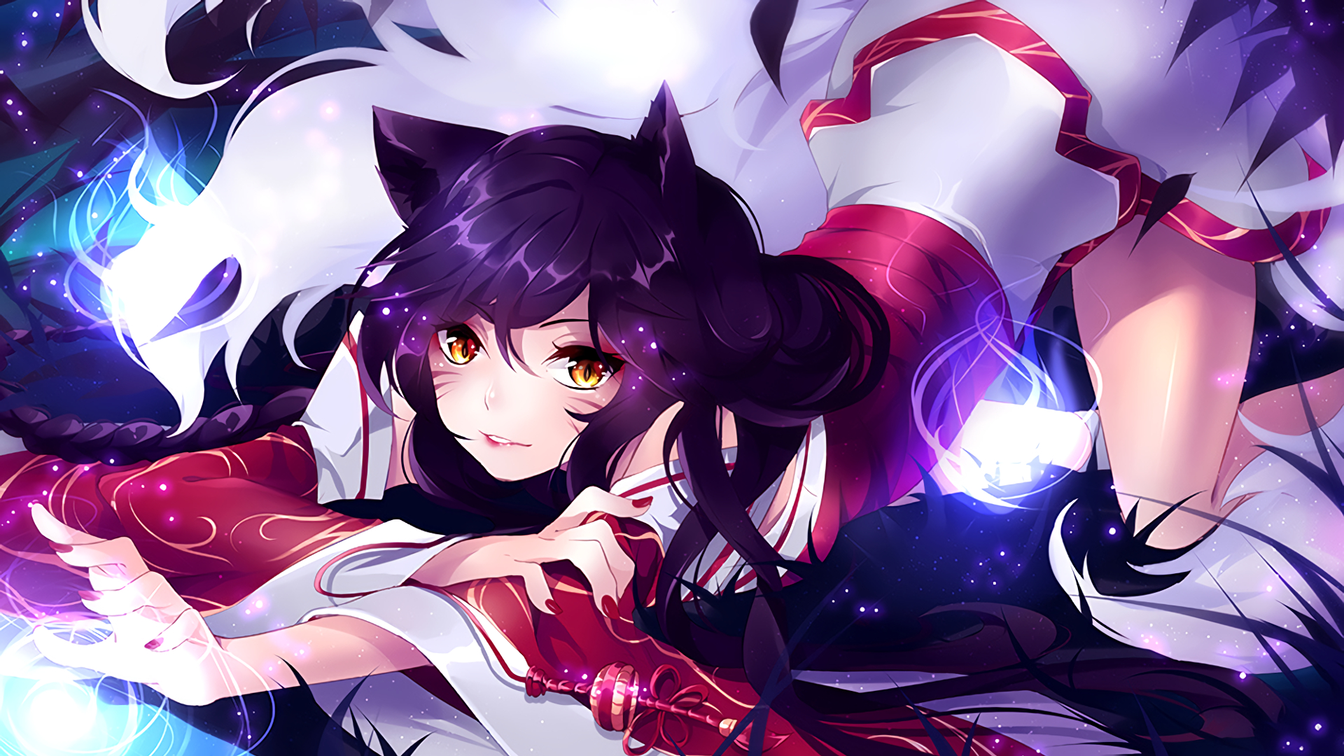 Ahri Fan Art Wallpaper