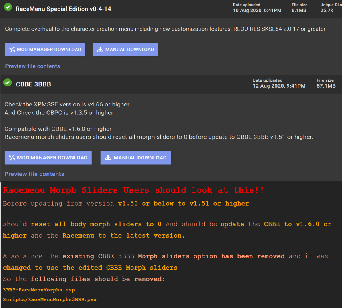 Skyrim SE for Beginners V 3.1.0 (3BBB / HDTSMP / HPH) Page 110