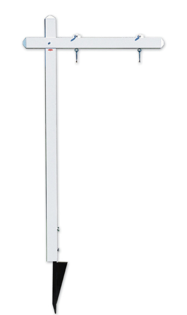 Independent REALTORS® Real Estate Aluminum Sign Post With Ground Anchor, 18"x24" PanelWhite [12