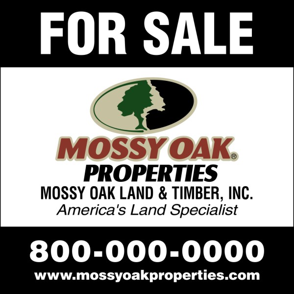 Mossy Oak Properties Real Estate Sign Panel, 24ga Steel 24"x24" [69Z872