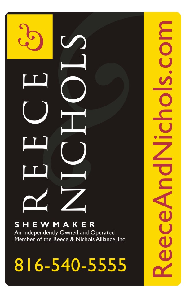 Reece & Nichols Real Estate Office Sign Panel, 24 Ga Steel 28"x18