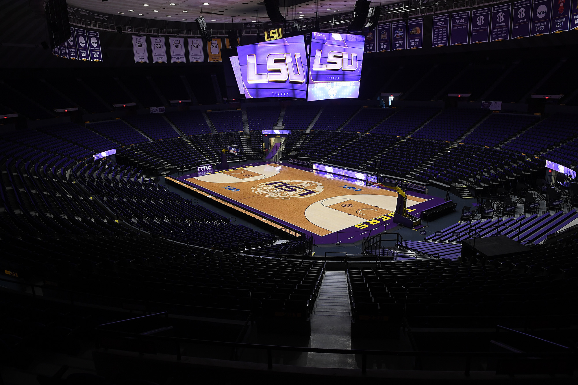 LSU Men's Basketball Seating Chart Maravich Center LSU Tigers