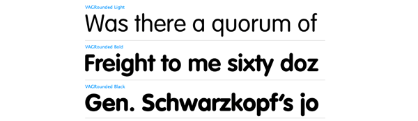 LukeW Popular Rounded Sans Serif Fonts