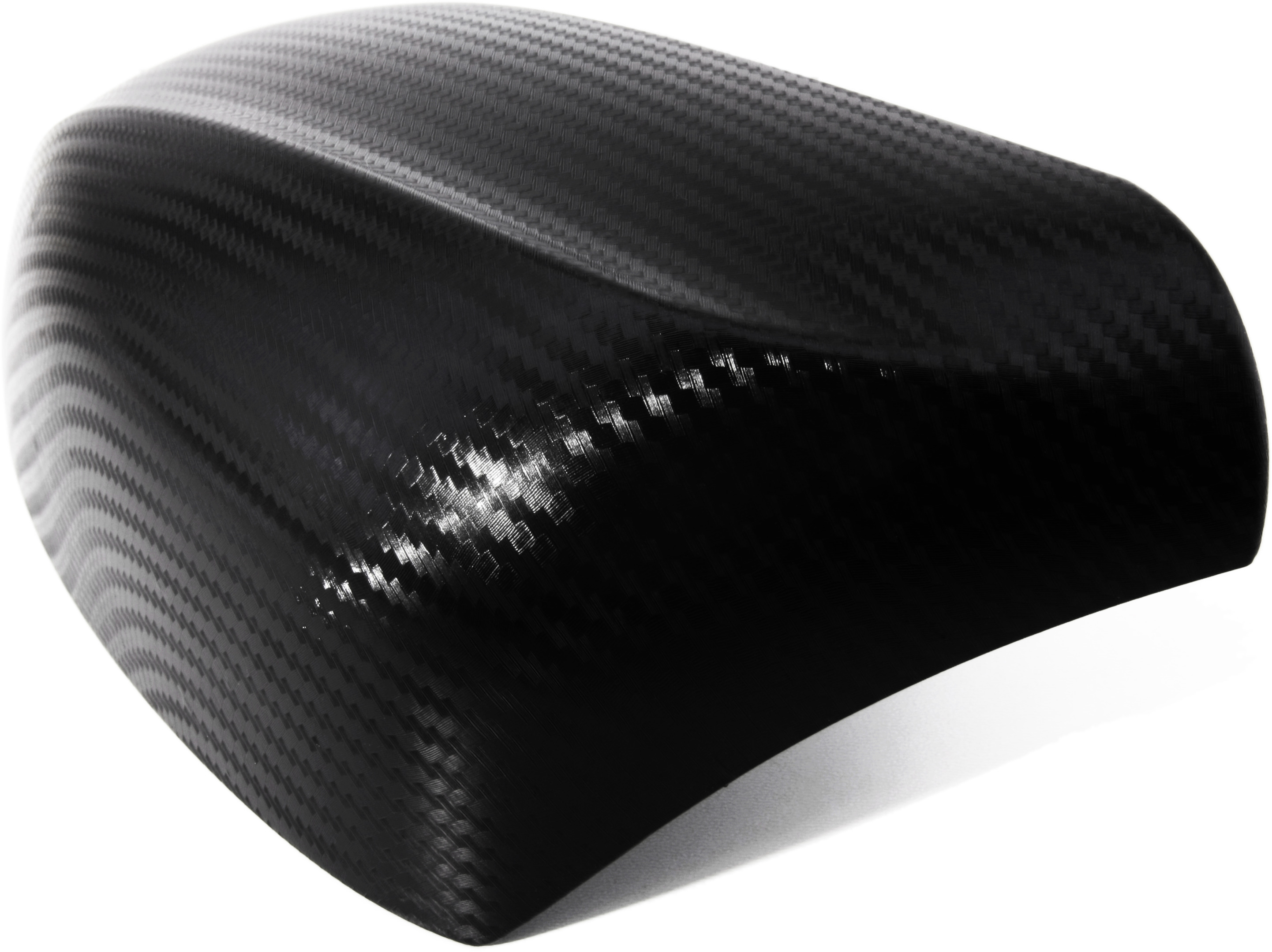 Luxyline 3D carbon fiber vinyl wrap sticker 50cm glossy black