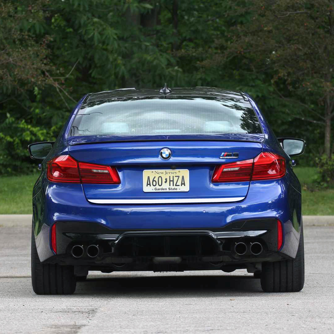 Trunk chrome trim BMW M5