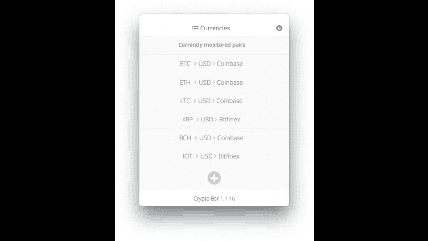 Crypto Bar for Mac Free Download + Review [Latest Version]