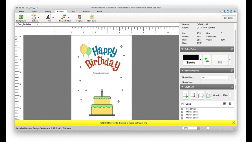 DrawPad Graphic Editor for Mac Free Download + Review
