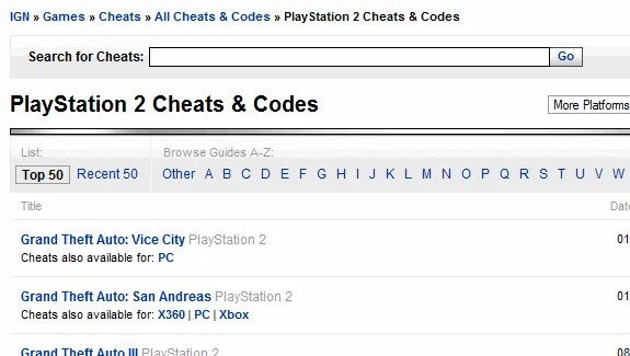 PS4 Game Cheats GamesRadar+