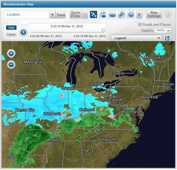 Intellicast Interactive Weather Map What Are The Best Weather Websites?