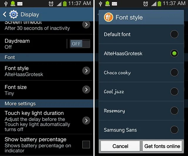 4 Ways To Change Your Android Fonts