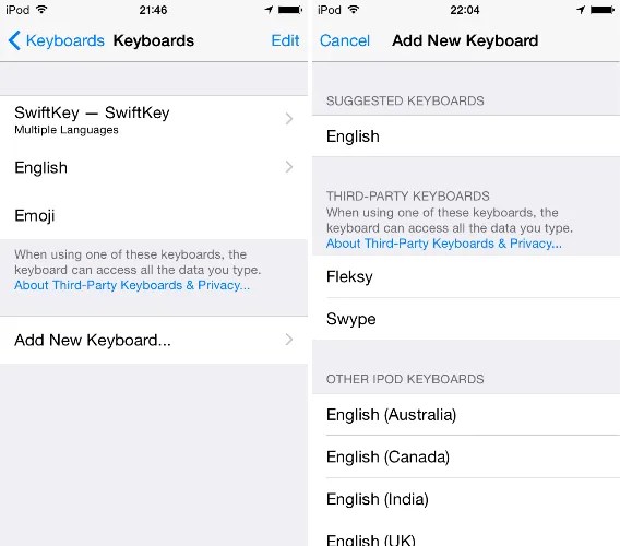 iOS 8 Lets You Replace Your iPhone Or iPad's Keyboard Here's How