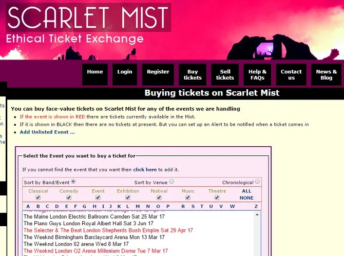 5 Awesome Sites to Exchange or Buy Tickets for Sports, Concerts, and More